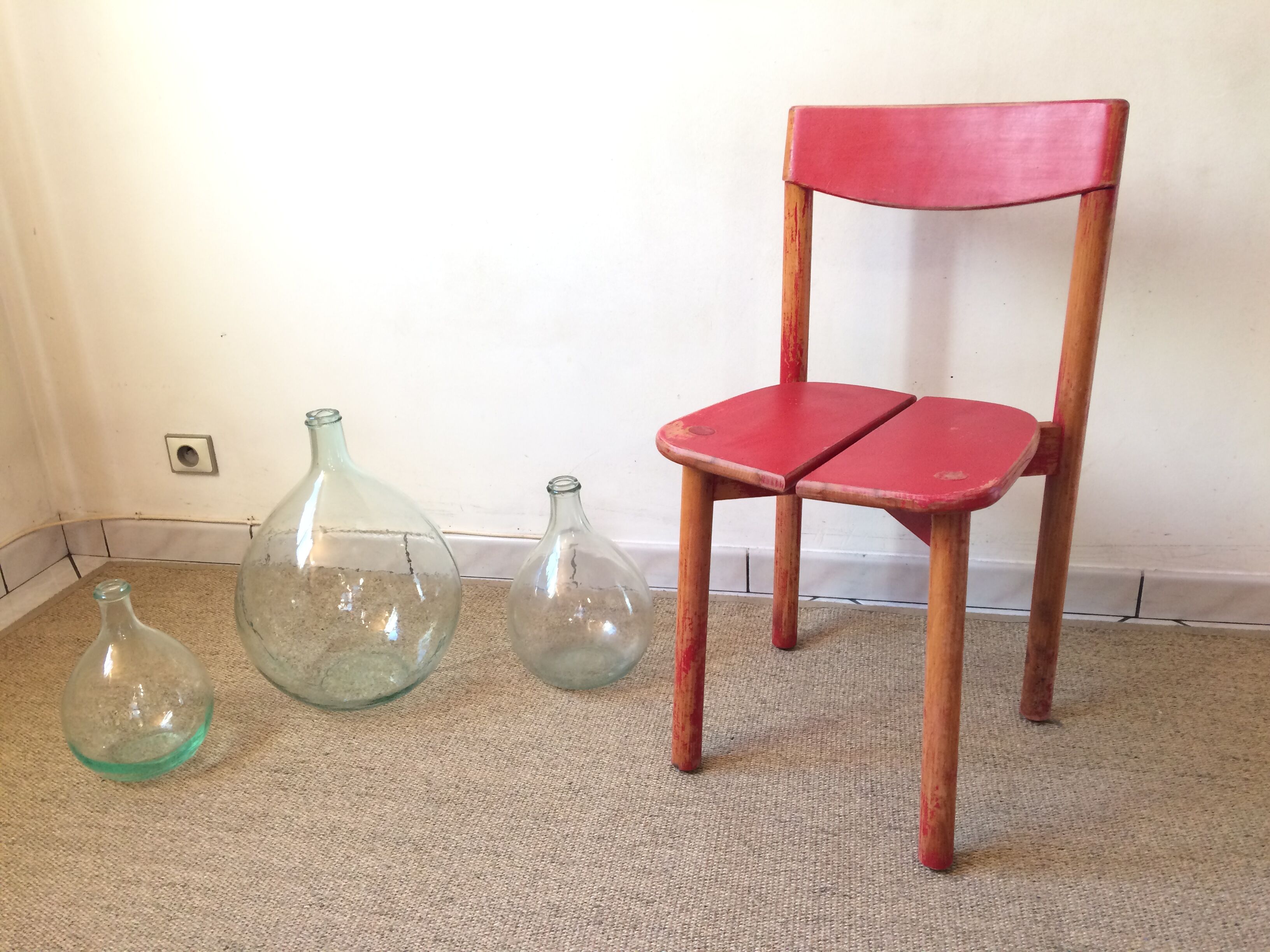 Grain of coffee design chair Pierre Gautier Delaye 60s