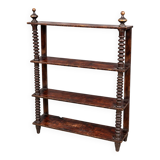 Antique shelf with twisted columns – late 19th century