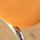 Classic chairs from the 1970s, set of 4, orange, chrome frame