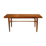 1950s Italian walnut wooden bench