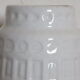 White ceramic vase W Germany