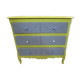 Louis XV style chest of drawers in oak