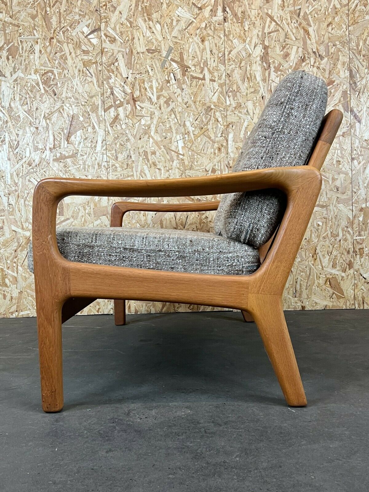 60s 70s teak sofa 2 seater couch J. Kristensen Danish Denmark Design 60s 70s