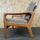 60s 70s teak sofa 2 seater couch J. Kristensen Danish Denmark Design 60s 70s