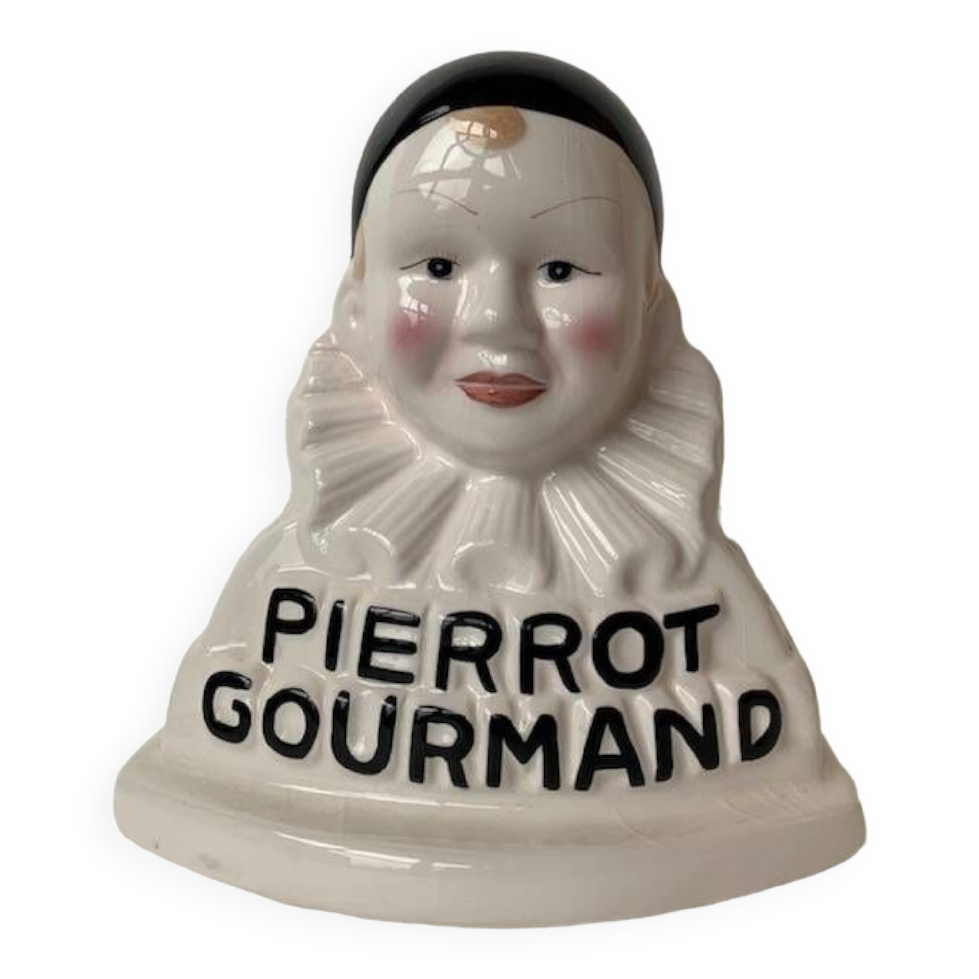 Old lollipop display / pierrot gourmand bust