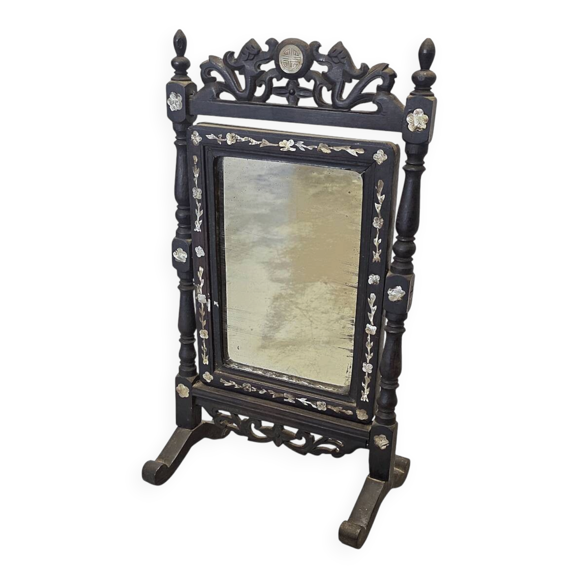 Antique Chinese Psyche Mirror, from the period 1840-1860.