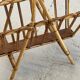 Rattan magazine rack
