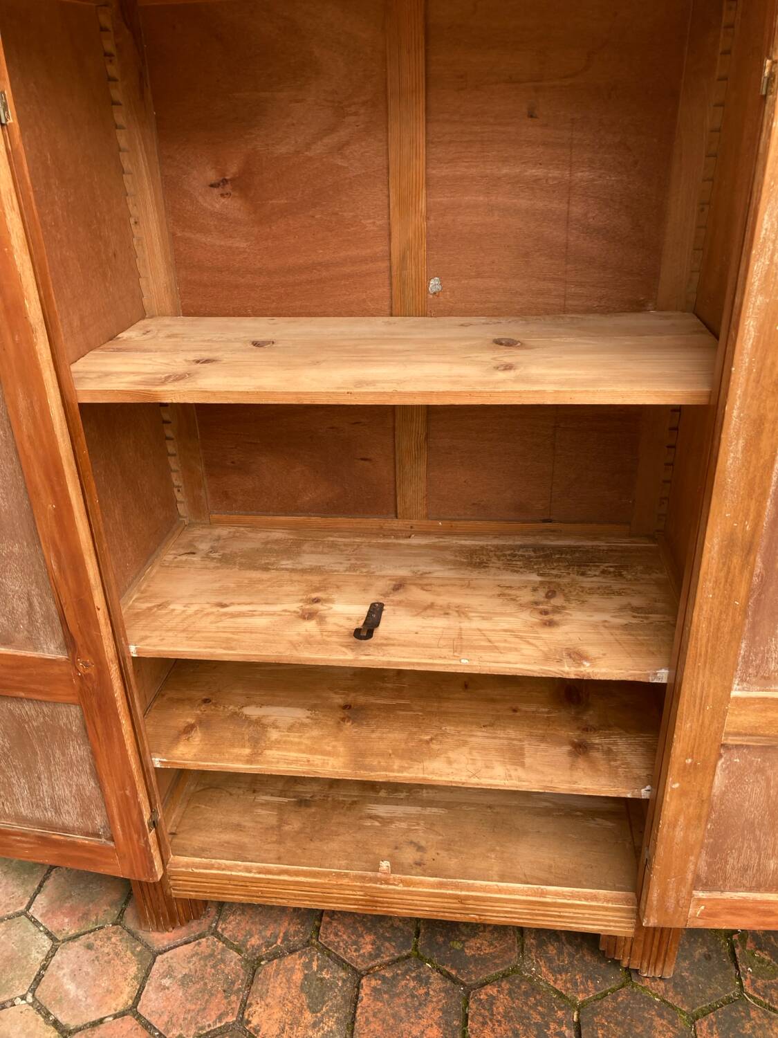 Small antique wardrobe in Art Deco style