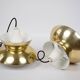 Pair of 2 Danish vintage lamps Doo Wop by Henning Klok, Louis Poulsen, 1940