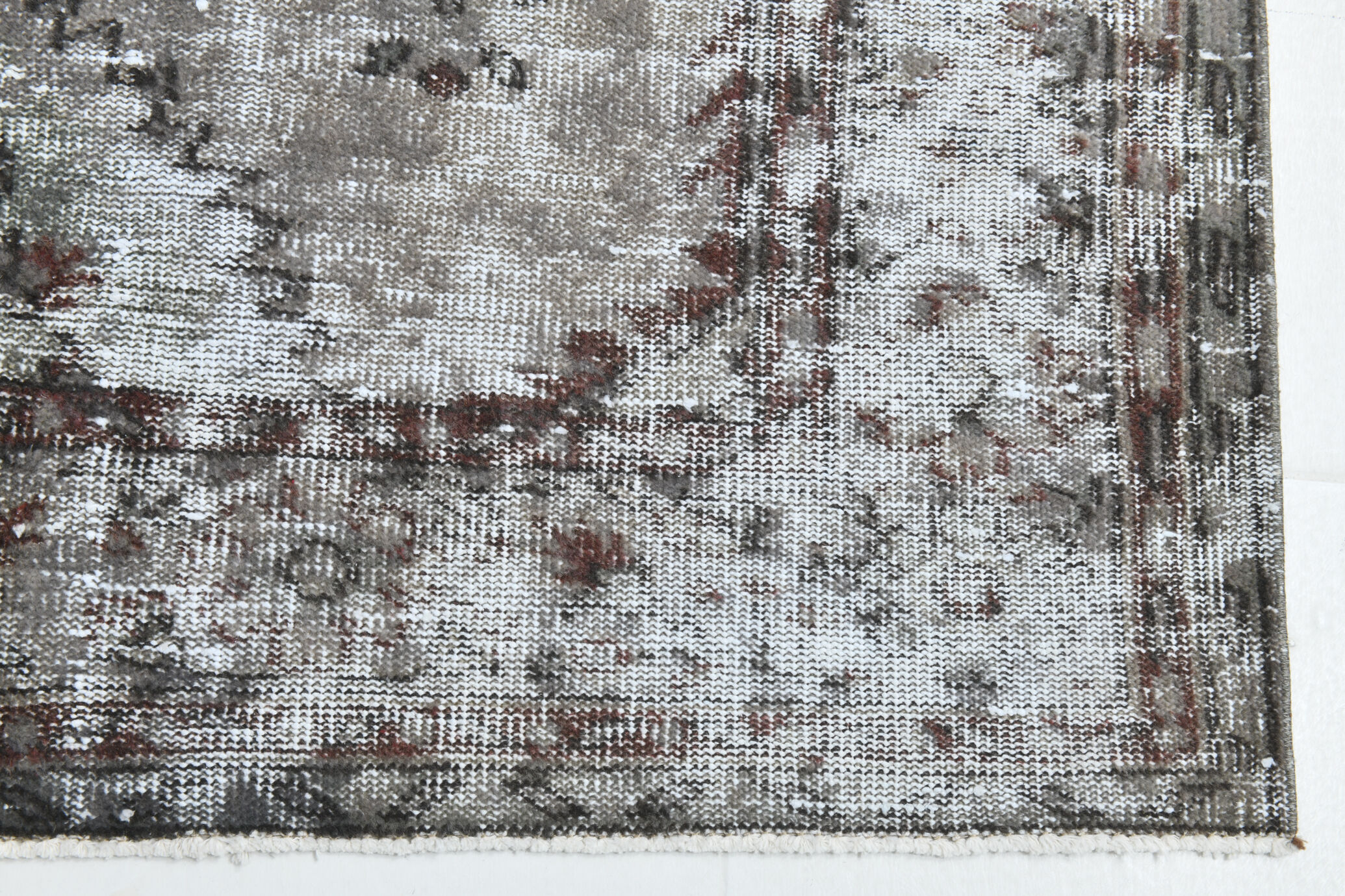 Turkish vintage large living room rug 313x188cm