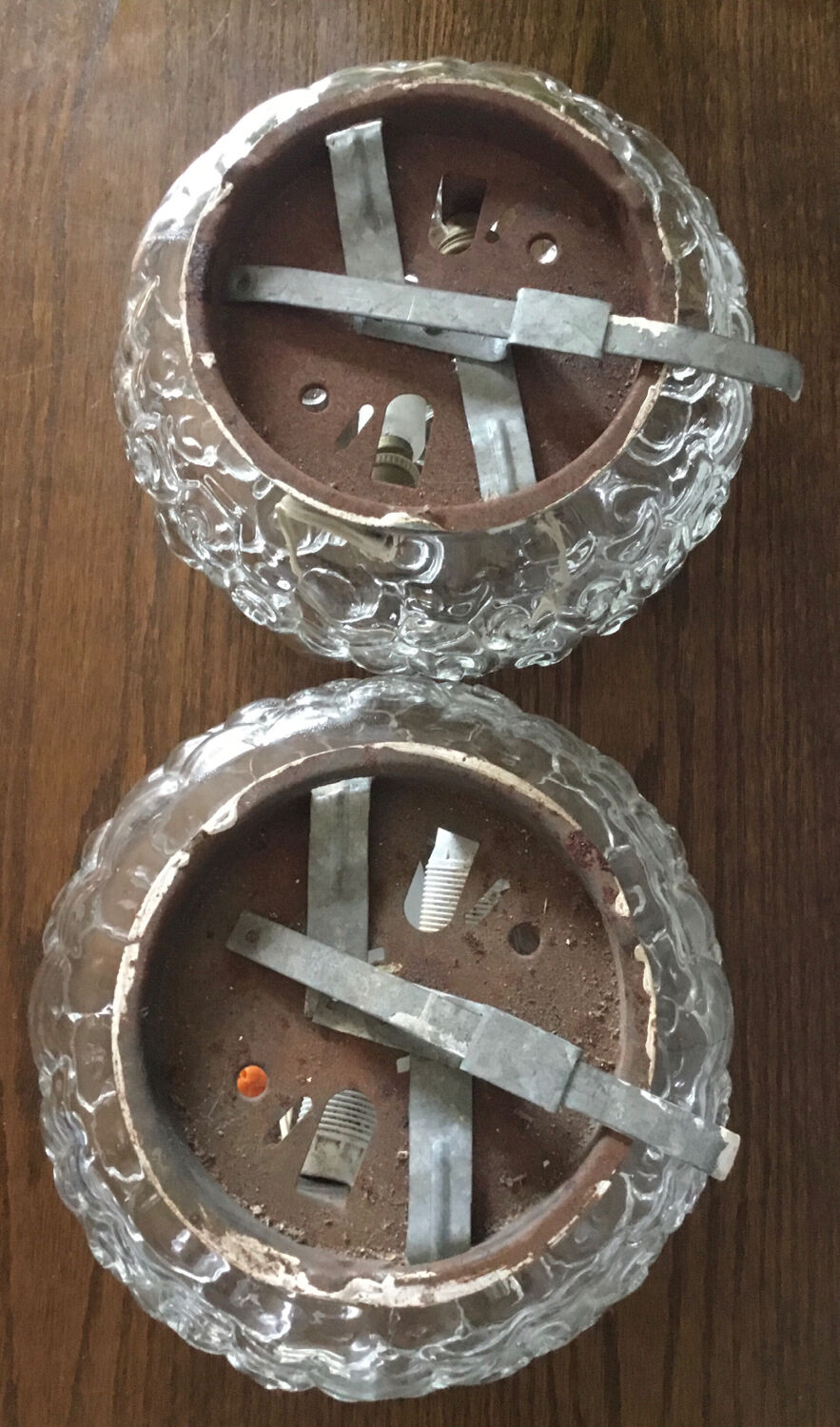 Glass ceiling lights