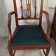 Art Deco armchair with armrest