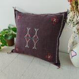 Moroccan Sabra Cushion in Cactus Silk  50x45cm