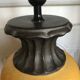 Vintage cracked ceramic lamp