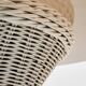 Rattan and bamboo set, set of 5