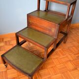 Library staircase bench table