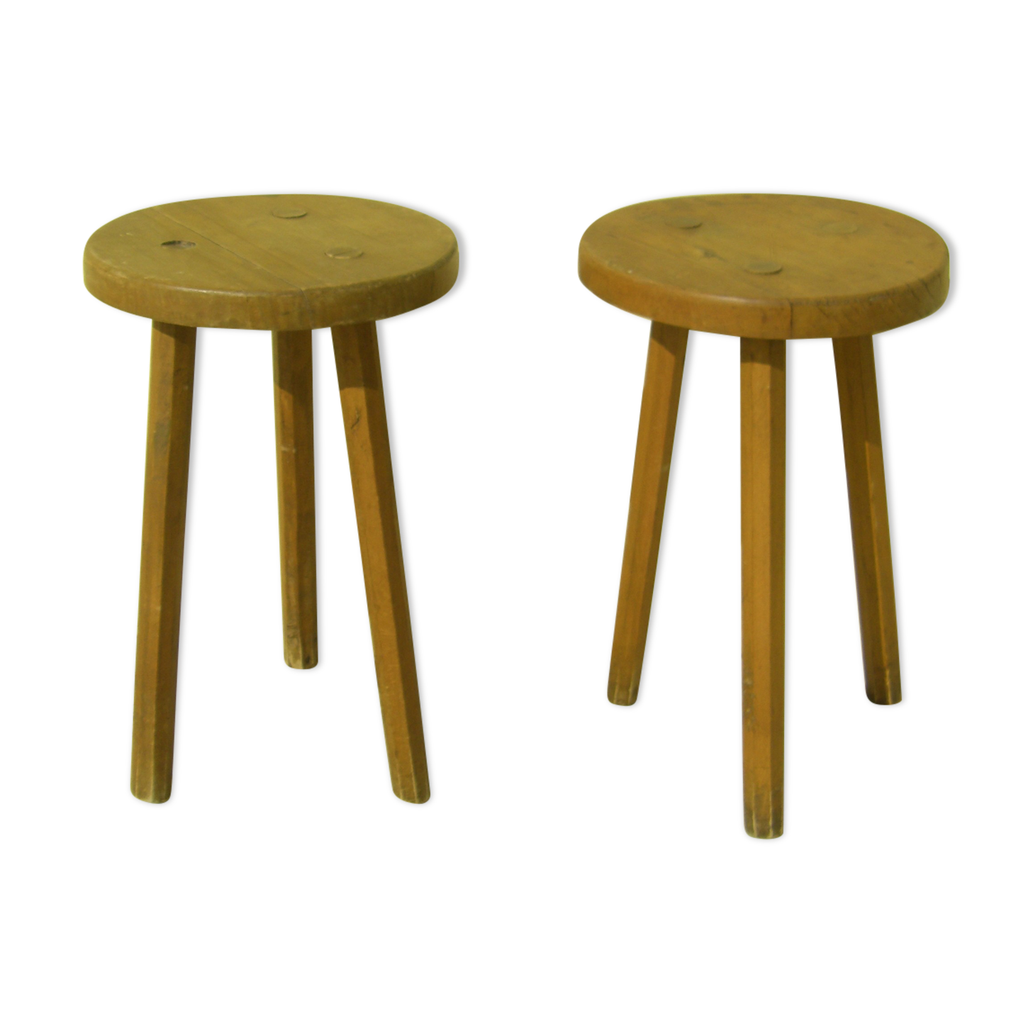 Pair of vintage decoration stools