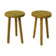 Pair of vintage decoration stools