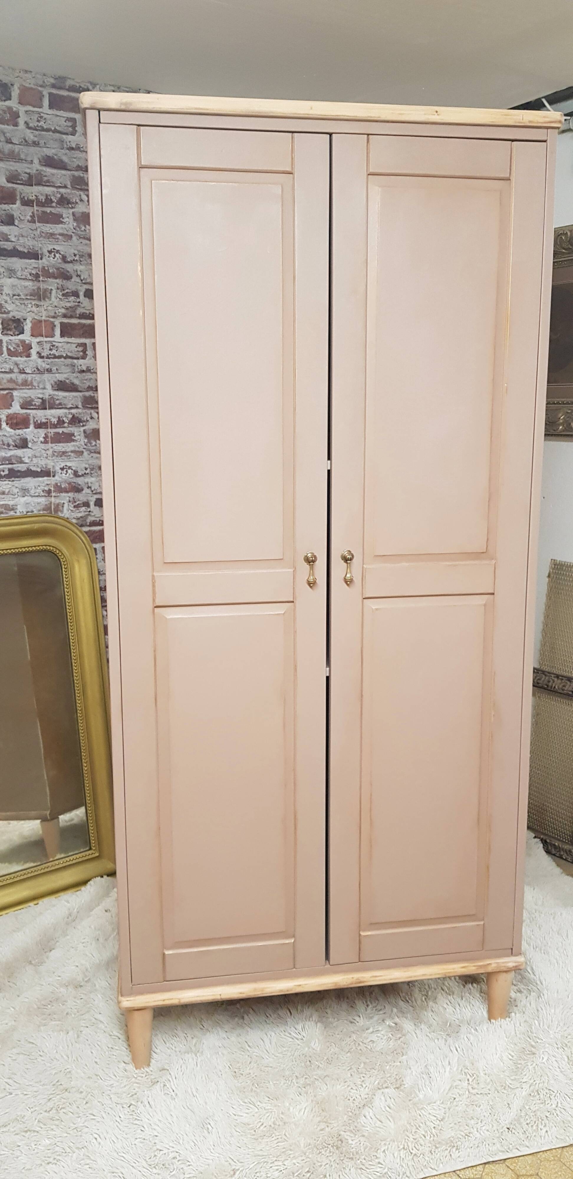 Old pink wardrobe
