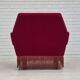1970s, Danish armchair by Ryesberg Møbler, original condition, velour fabric.