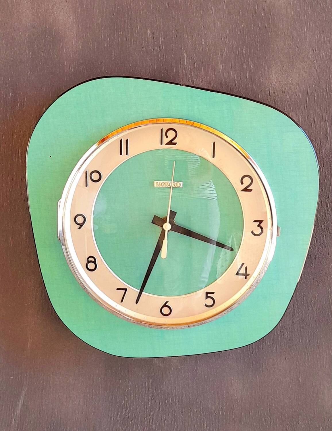 Horloge murale en formica 1960