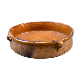 South-West glazed earthenware dish