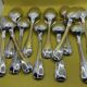Set of 12 boulenger silver-plated metal spoons
