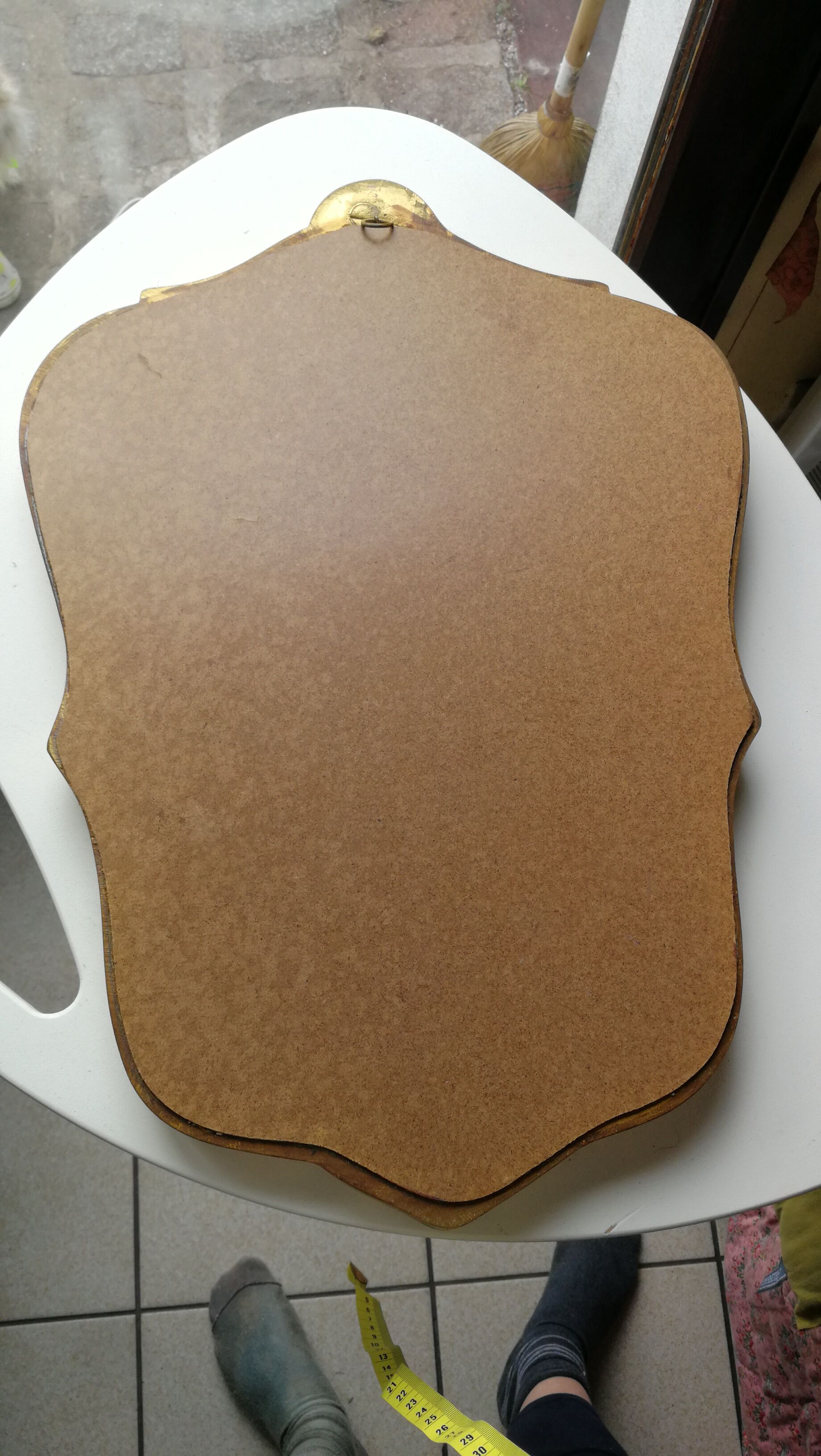 Former mirror, gilded molding, french classic 30x51cm