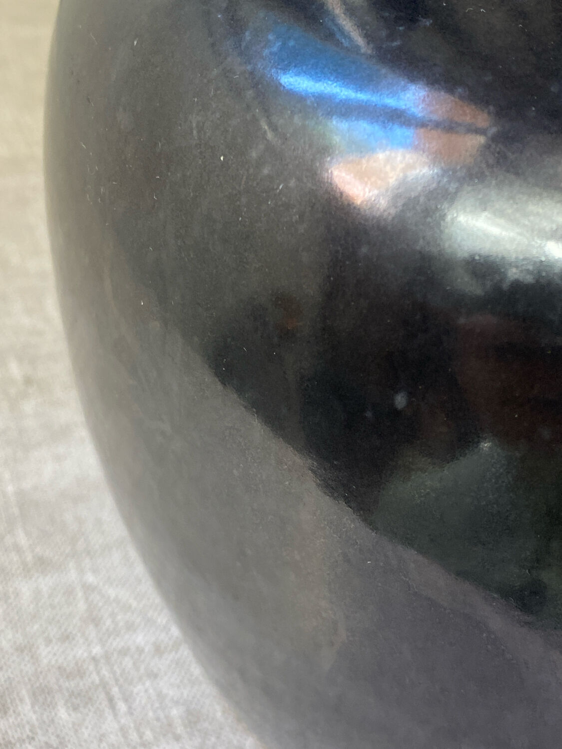 Ceramic lamp base, Sauveur Lunetta, Vallauris