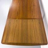 Table de Salle à Manger Extensible en Teck par Svend Aage Madsen pour K. Knudsen & Son, Danemark, années 1960