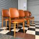 Series of 8 Pegase chairs by Baumann