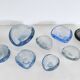 Smaller dishes or ashtrays designed for Holmegaard, 1950s to 1970s