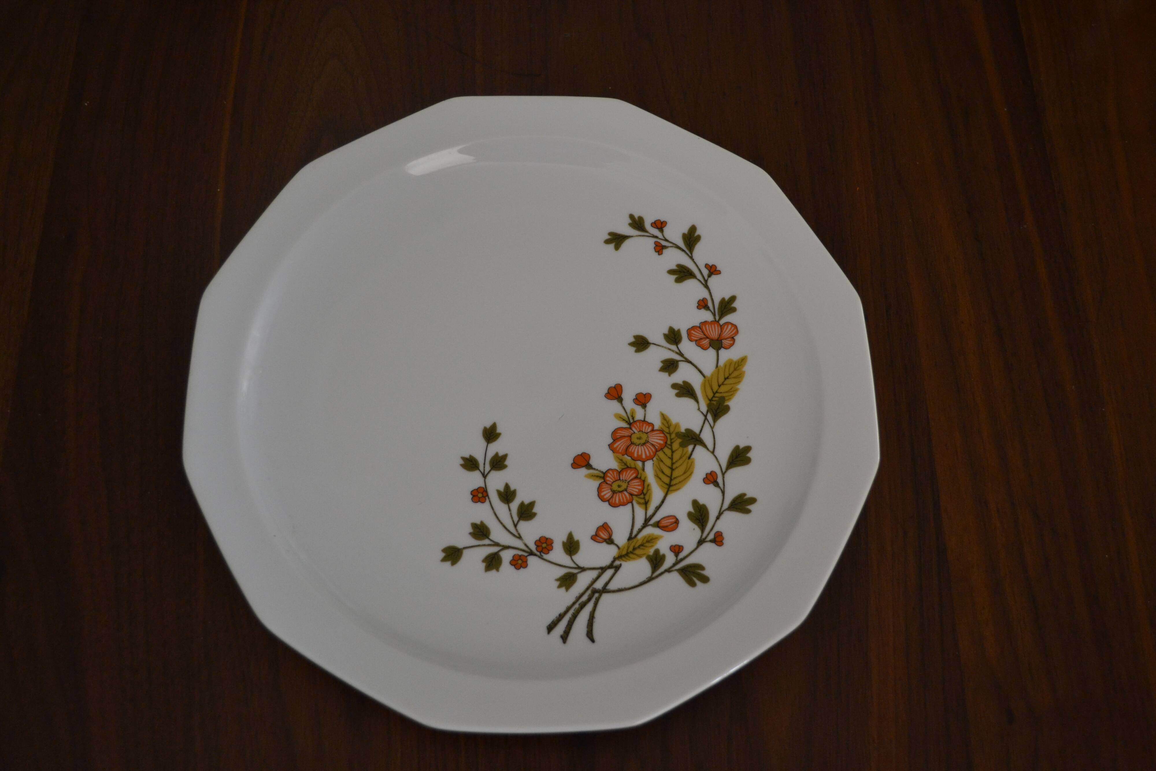 Bavaria dish floral pattern