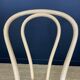 Set of 6 Thonet type bistro chairs light curved wood & Skaï GO IN Germany