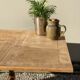 Farmhouse table with extensions up to 223 cm