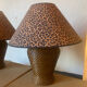 Paire de lampes osier