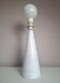 Lamp from the Brussels Porcelain Factory, ceramic light fixture