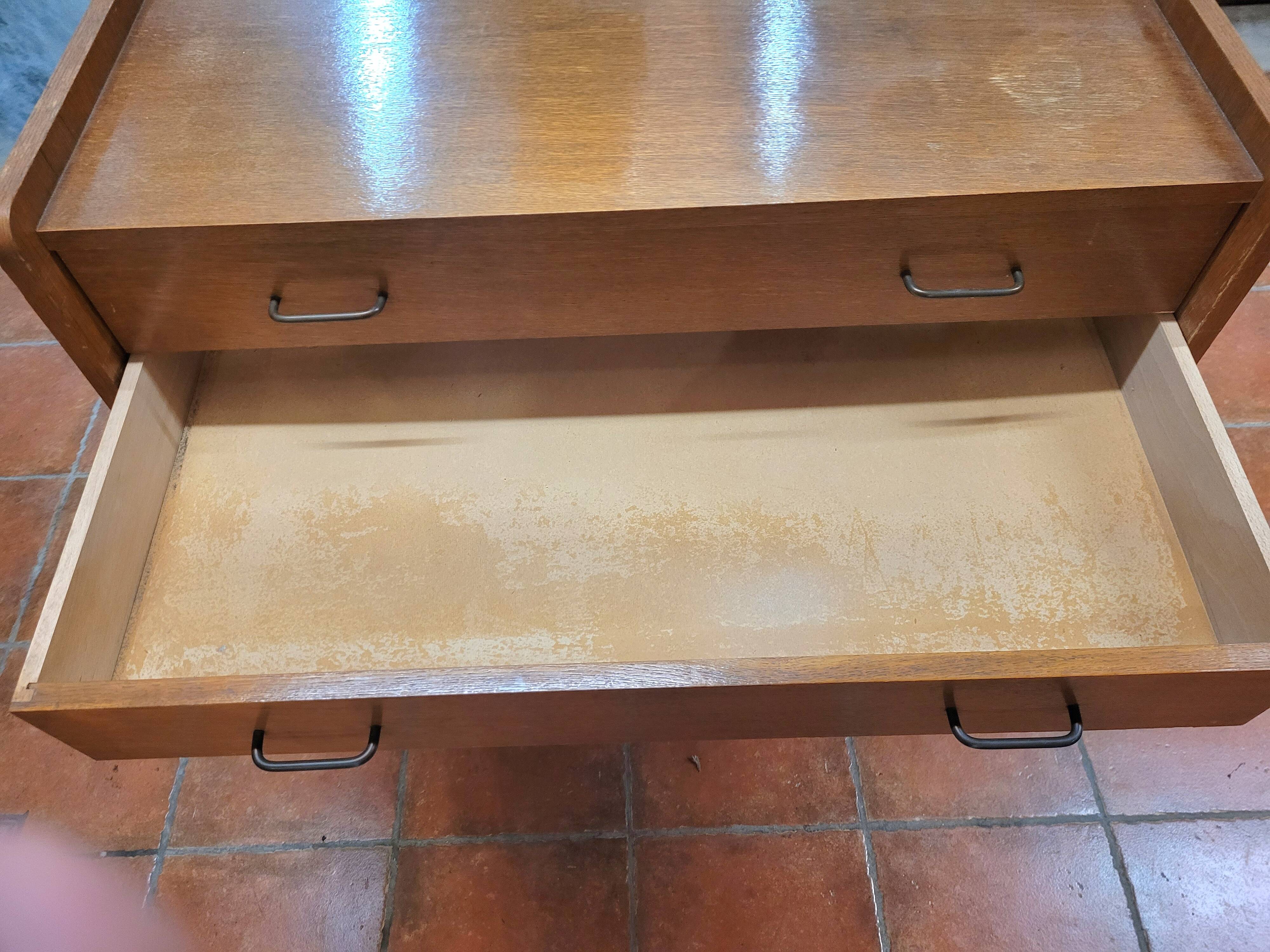 Vintage oak chest of drawers from the 60s