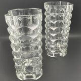 Square glass vase