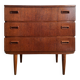 Commode scandinave vintage en teck
