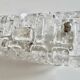 Vintage crystal wall sconce by Gert Nyström, 1960s