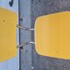 4 chaises formica pop jaune 1970