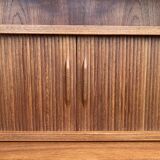 Danish library and its teak secretary 1960 by Johannes Sorth