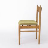 Set of 5 Vintage Dining Chairs, 1960s Germany, Wenzel, Beech Wood