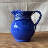 Small blue pitcher