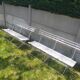 2 foldable garden benches