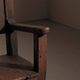 Wooden chest bench from Auvergne, 19th century