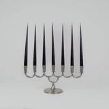 Art Deco chandelier in tin by Lars Holmström in Arvika, Sweden, 1931