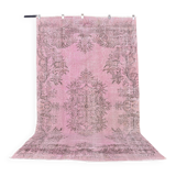 Pink Oushak Vintage Home Living Rug sku 1920