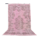 Pink Oushak Vintage Home Living Rug sku 1920